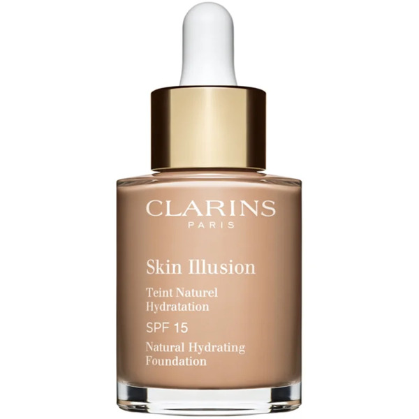  Clarins Skin Illusion Natural Hydrating Foundation Rozświetlający Podkład Nawilżający Spf 15 Odcień 109c Wheat 30 Ml 