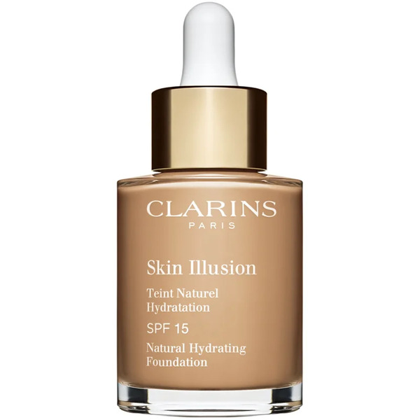  Clarins Skin Illusion Natural Hydrating Foundation Rozświetlający Podkład Nawilżający Spf 15 Odcień 111n Auburn 30 Ml 