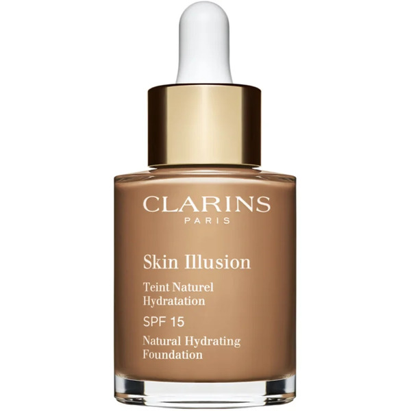  Clarins Skin Illusion Natural Hydrating Foundation Rozświetlający Podkład Nawilżający Spf 15 Odcień 114n Cappuccino 30 Ml 