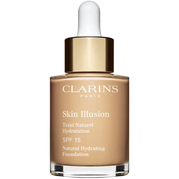  Clarins Skin Illusion Natural Hydrating Foundation Rozświetlający Podkład Nawilżający Spf 15 Odcień 106n Vanilla 30 Ml 