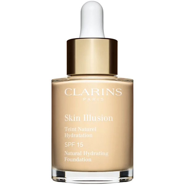  Clarins Skin Illusion Natural Hydrating Foundation Rozświetlający Podkład Nawilżający Spf 15 Odcień 100.5w Cream 30 Ml 