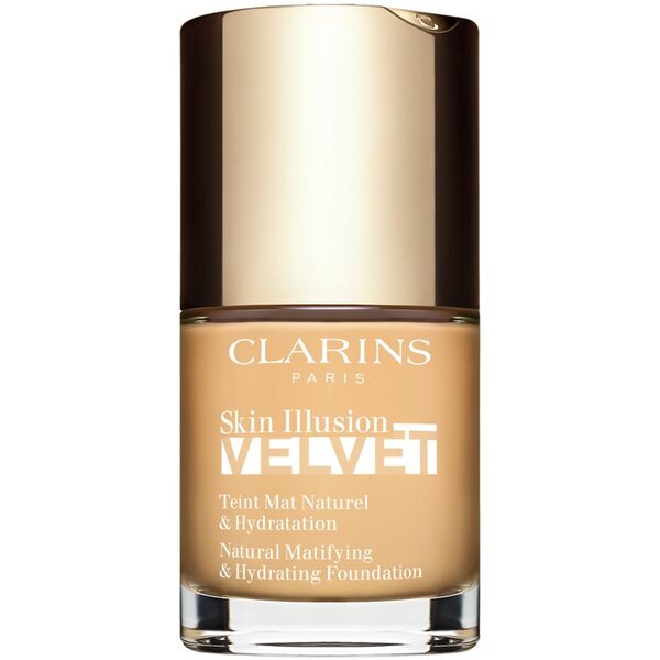  Clarins Skin Illusion Velvet Podkład W Płynie Z Matowym Wykończeniem O Działaniu Odżywczym Odcień 101w 30 Ml 