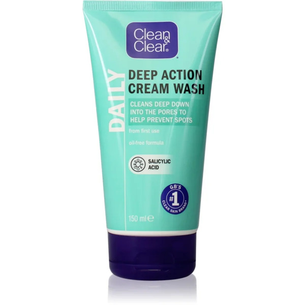  Clean & Clear Daily Kremowy żel Oczyszczający Do Twarzy 150 Ml 