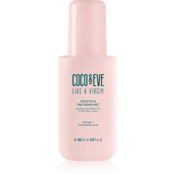  Coco & Eve Like A Virgin Frizz Fix & Pro Shine Mist Spray Przeciw Puszeniu Do Nabłyszczania I Zmiękczania Włosów 150 Ml 