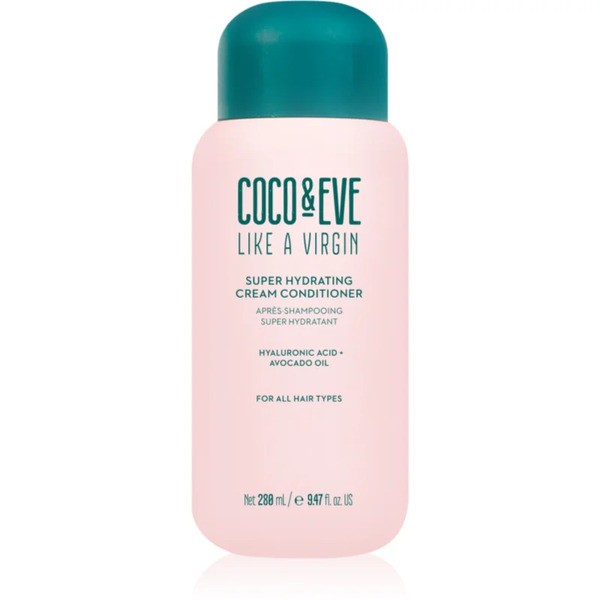  Coco & Eve Like A Virgin Super Hydrating Cream Conditioner Odżywka Nawilżająca Do Nabłyszczania I Zmiękczania Włosów 280 Ml 