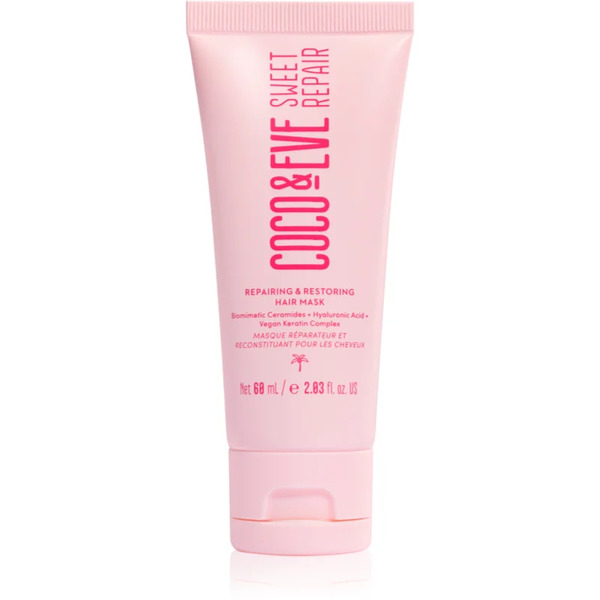  Coco & Eve Sweet Repair Repairing & Restoring Hair Mask Intensywna Maseczka Do Wzmocnienia Włosów I Nadania Im Większego Połysku 60 Ml 