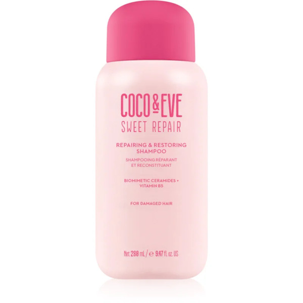  Coco & Eve Sweet Repair Repairing & Restoring Shampoo Szampon Intensywnie Regenerujący Do Włosów Zniszczonych I Farbowanych 280 Ml 