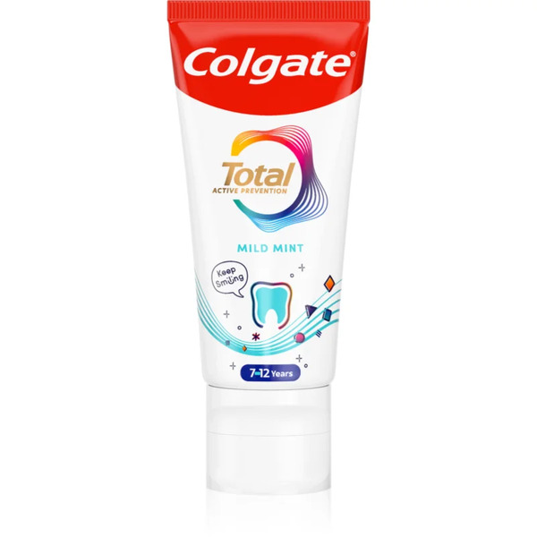  Colgate Total Junior Active Prevention Mild Mint Pasta Do Dokładnego Czyszczenia Zębów I Jamy Ustnej Dla Dzieci 50 Ml 