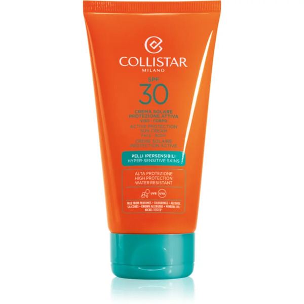  Collistar Special Perfect Tan Active Protection Sun Cream Wodoodporny Krem Do Opalania Spf 30 150 Ml 