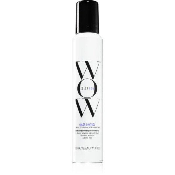  Color Wow Color Control Purple Toning + Styling Foam Pianka Tonująca Do Włosów Blond I Z Balejażem 200x1 Ml 