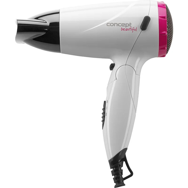 Concept Beautiful Suszarka Do Włosów White + Pink 1 Szt. 