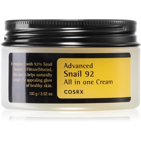  Cosrx Advanced Snail 92 All In One Intensywny Krem ​​regenerujący Z Ekstraktem Ze śluzu ślimaka 100 G 
