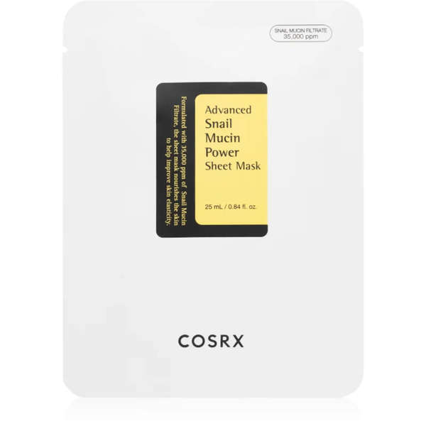  Cosrx Advanced Snail Power Essence Maseczka Przeciwzmarszczkowa W Płachcie O Działaniu Nawilżającym 25 Ml 