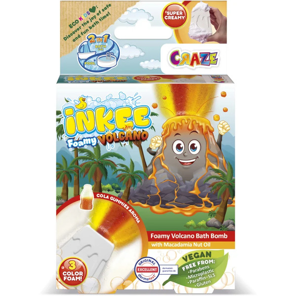  Craze Inkee Foamy Volcano Kule Do Kąpieli Dla Dzieci 1 Szt. 
