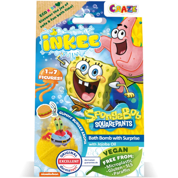  Craze Inkee Spongebob Kule Do Kąpieli Dla Dzieci 1 Szt. 