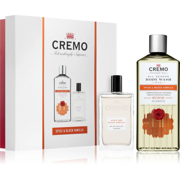  Cremo Spice & Black Vanilla Zestaw Upominkowy Dla Mężczyzn 