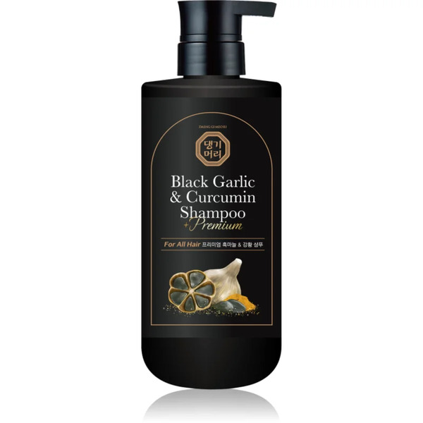  Daeng Gi Meo Ri Black Garlic & Curcumin Shampoo Szampon Głęboko Regenerujący Na Porost Włosów I Wzmocnienie Cebulek 500 Ml 