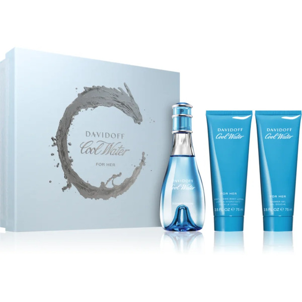  Davidoff Cool Water For Her Zestaw Upominkowy Dla Kobiet 