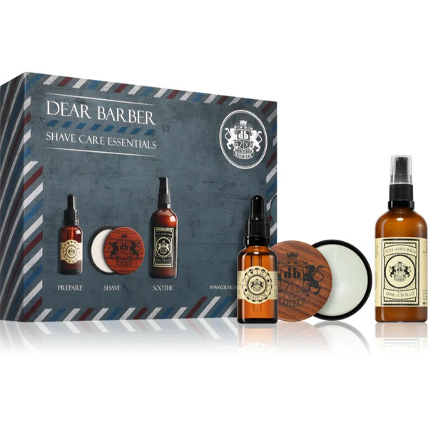  Dear Barber Shave Care Essentials Gift Zestaw Upominkowy Dla Mężczyzn 