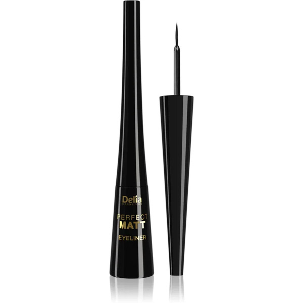  Delia Cosmetics Perfect Matt Shape Master Eyeliner W Płynie Z Matowym Wykończeniem Odcień Black 4 Ml 