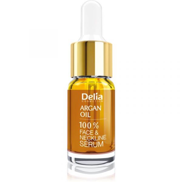  Delia Cosmetics Professional Face Care Argan Oil Intensywne Serum Regenerujące I Odmładzające Z Olejkiem Arganowym Do Twarzy, Szyi I Dekoltu 10 Ml 