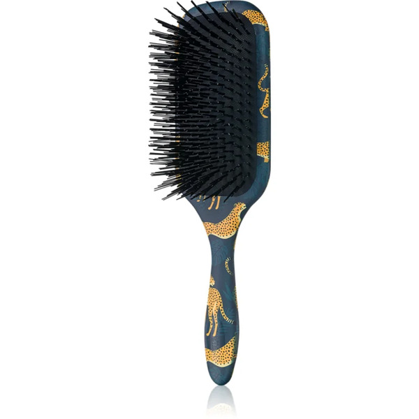  Denman D90l Tangle Tamer Ultra Deluxe Leopard Płaska Szczotka 1 Szt. 
