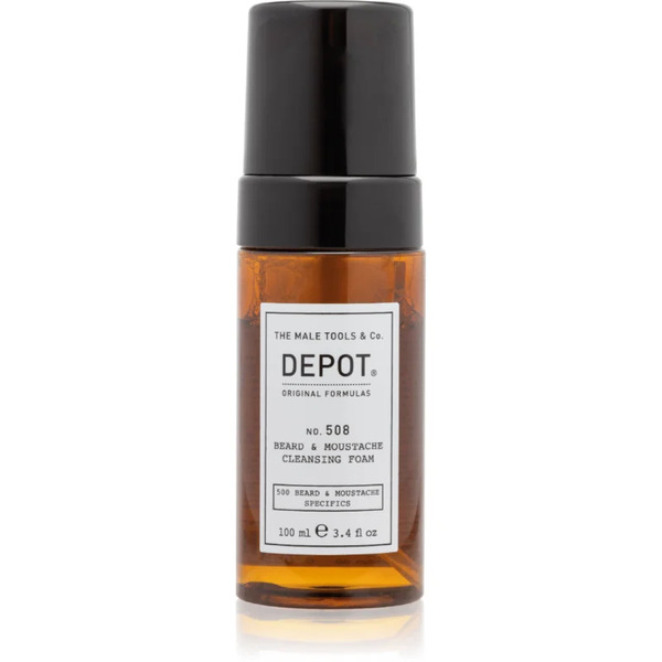  Depot 500 Beard & Moustache Specifics No. 508 Beard & Moustache Cleansing Foam Pianka Oczyszczająca Do Zarostu 100 Ml 