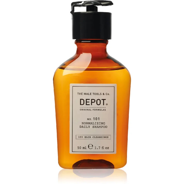  Depot 100 Hair Cleansing No. 101 Normalizing Daily Shampoo Szampon Normalizujący Do Codziennego Użytku 50 Ml 
