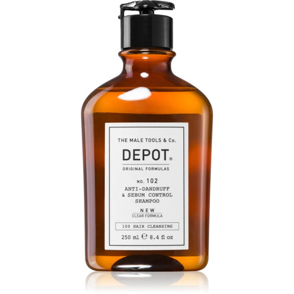  Depot 100 Hair Cleansing No. 102 Purifying & Sebum Control Szampon Przywracający Równowagę Przetłuszczającej Się Skórze Głowy 250 Ml 