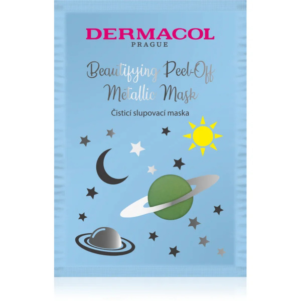  Dermacol Beautifying Peel-off Metallic Mask Maska Złuszczająca Głęboko Oczyszczające 15 Ml 