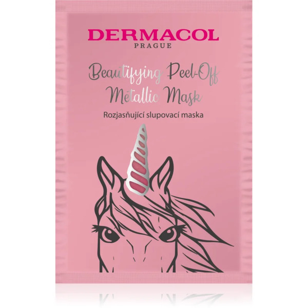  Dermacol Beautifying Peel-off Metallic Mask Maska Złuszczająca Z Efektem Rozświetlającym 15 Ml 