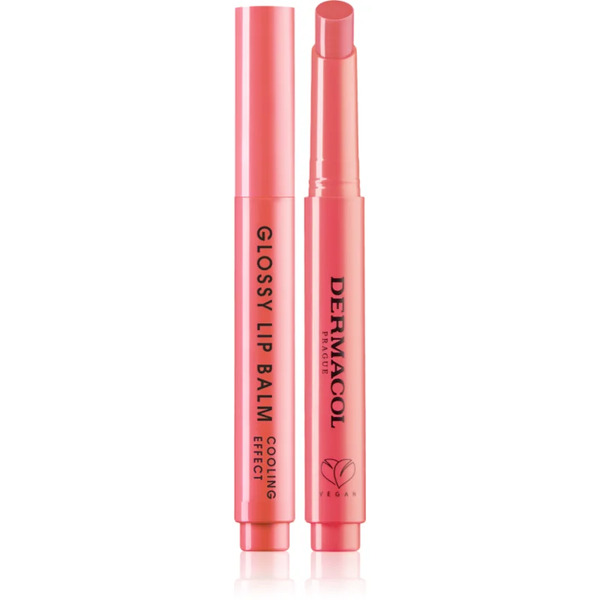  Dermacol Beauty Stick Glossy Lip Balm Pielęgnujący Błyszczyk Do Ust Z Efektem Chłodzącym Zapachy 05 Strawberry 2.2 G 