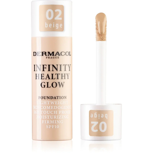  Dermacol Infinity Healthy Glow Podkład W Płynie Spf 10 Odcień 02 Beige 20 G 