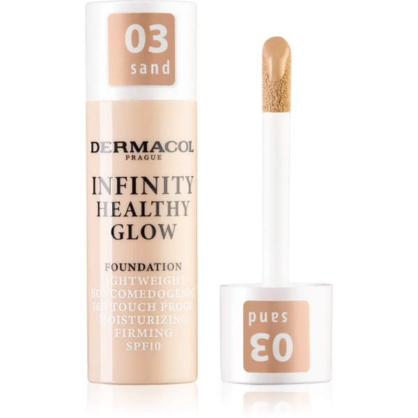  Dermacol Infinity Healthy Glow Podkład W Płynie Spf 10 Odcień 03 Sand 20 G 