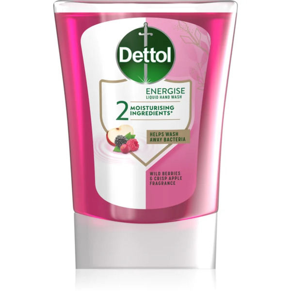  Dettol Energise Liquid Hand Wash Wild Berries & Crisp Apple Wkład Do Bezdotykowego Dozownika Mydła 250 Ml 