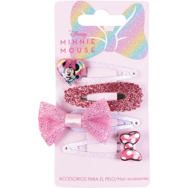  Disney Minnie Hair Accessories Spinki Do Włosów Dla Dzieci 4 Szt. 