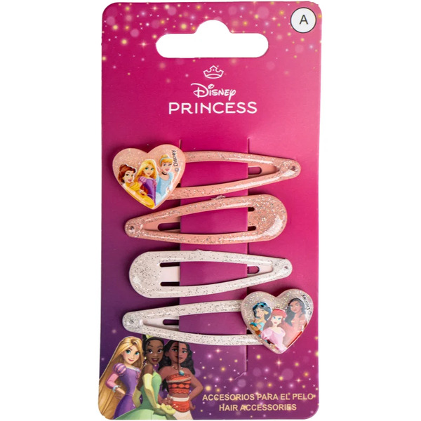  Disney Princess Hair Accessories Spinki Do Włosów Dla Dzieci 4 Szt. 