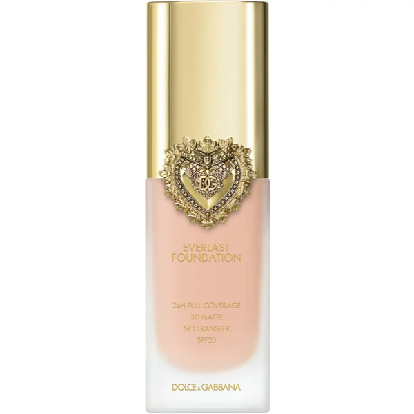  Dolce&gabbana Flawless Everlast Foundation Intensywnie Kryjący Fluid O Długotrwałym Działaniu Spf 20 Odcień 08w Light 27 Ml 