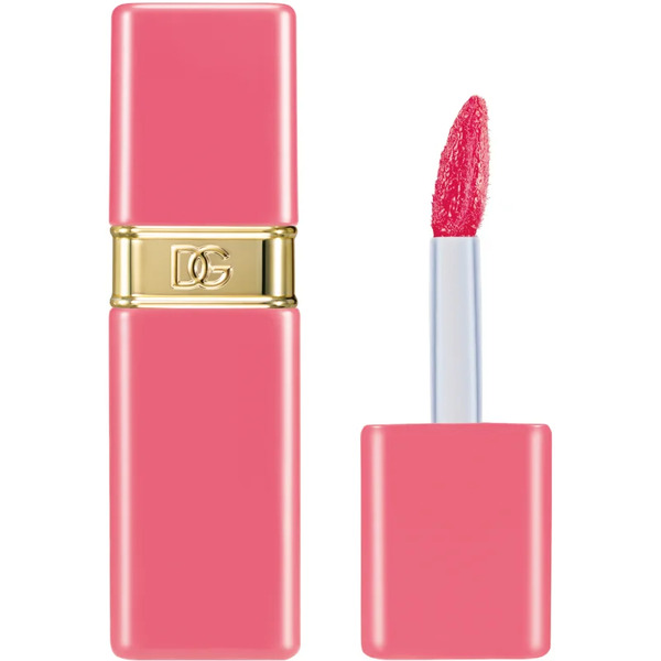  Dolce&gabbana Rose Dew Lip Bite Długotrwała Szminka W Płynie O Działaniu Nawilżającym Odcień 01 Bubbly Pink - Baby Pink 6 Ml 