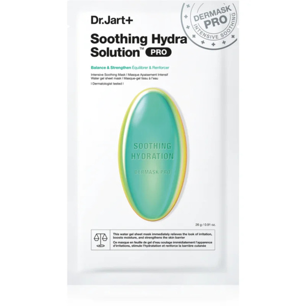  Dr. Jart+ Soothing Hydra Solution™ Intensive Soothing Mask Regenerująco-nawilżająca Maseczka Do Twarzy 26 G 