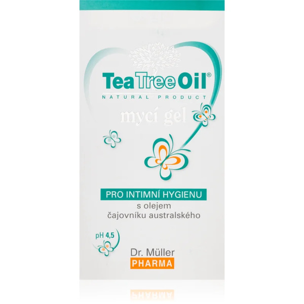  Dr. Müller Tea Tree Oil For Intimate Hygiene żel Do Higieny Intymnej Z Ekstraktem Z Drzewa Herbacianego 200 Ml 
