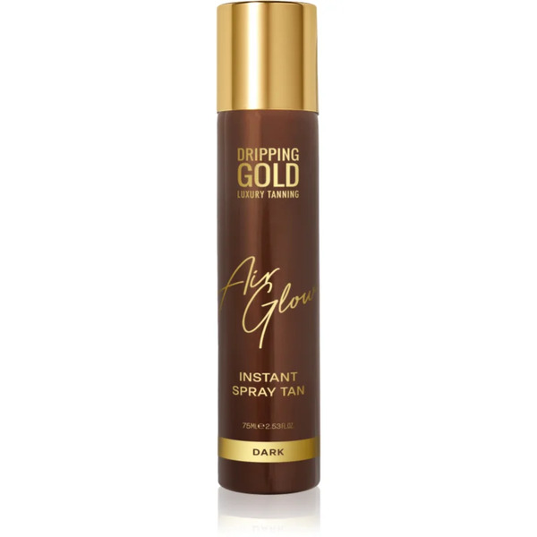  Dripping Gold Air Glow Instant Spray Tan Samoopalacz W Sprayu Odcień Dark 75 Ml 