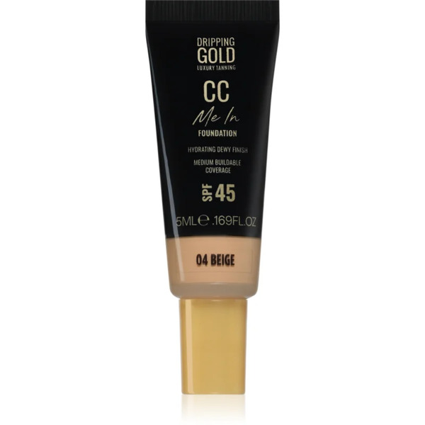  Dripping Gold Cc Me In Mini Trial Lekki Podkład Spf 45 Odcień Beige 04 5 Ml 