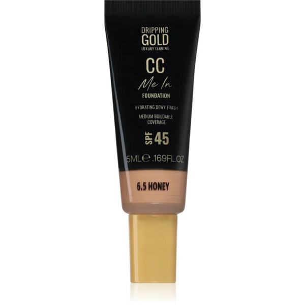  Dripping Gold Cc Me In Mini Trial Lekki Podkład Spf 45 Odcień Honey 6.5 5 Ml 