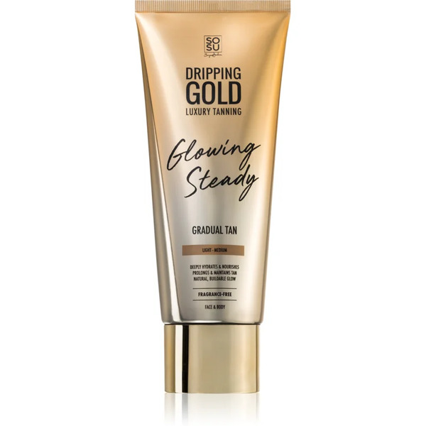  Dripping Gold Glowing Steady Krem Samoopalający Do Stopniowego Opalania Light - Medium 200 Ml 