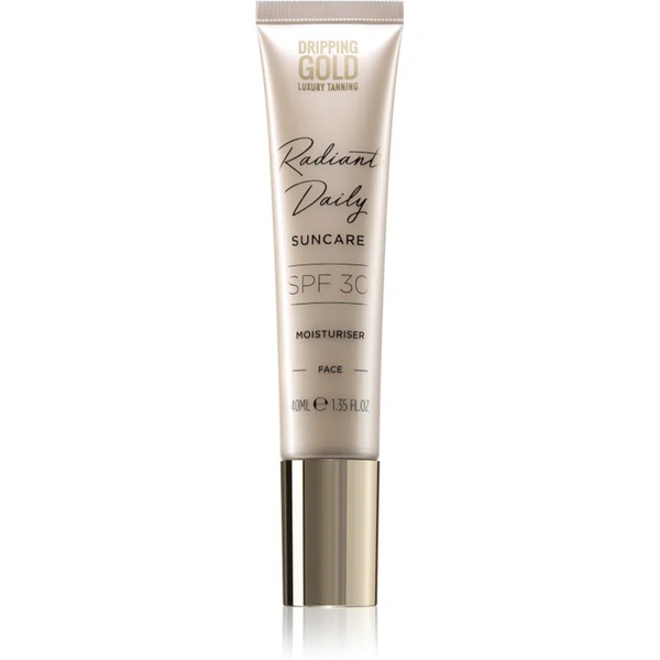  Dripping Gold Luxury Tanning Daily Moisturiser Krem Nawilżający Do Twarzy Spf 30 40 Ml 
