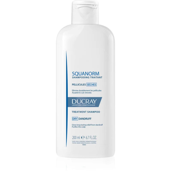  Ducray Kelual Squanorm Moisturizing Treatment Shampoo Dry Dandruff Szampon Przeciw Suchemu łupieżowi 200 Ml 