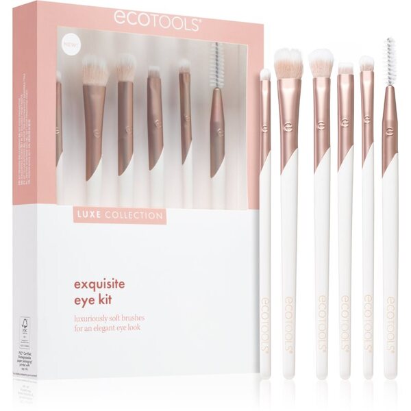  Ecotools Luxe Collection Exquisite Zestaw Pędzli Do Oczu I Brwi 6 Szt. 