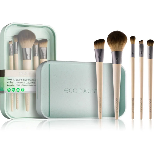  Ecotools Start The Day Beautifully Zestaw Pędzli Nadający Idealny Wygląd 