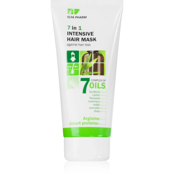  Elfa Pharm Intensive Cosmetic Complex Of 7 Oils 7in1 Intensive Hair Mask Maseczka Regenerująca Przeciw Wypadaniu Włosów 200 Ml 